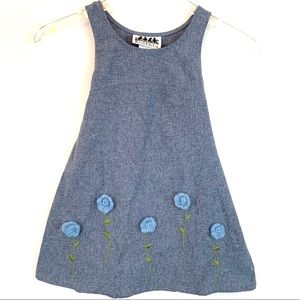 Zoey Blue Tank Style Summer Dress
